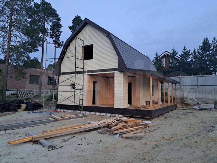 Дом 100 м² на участке 7,3 сот.