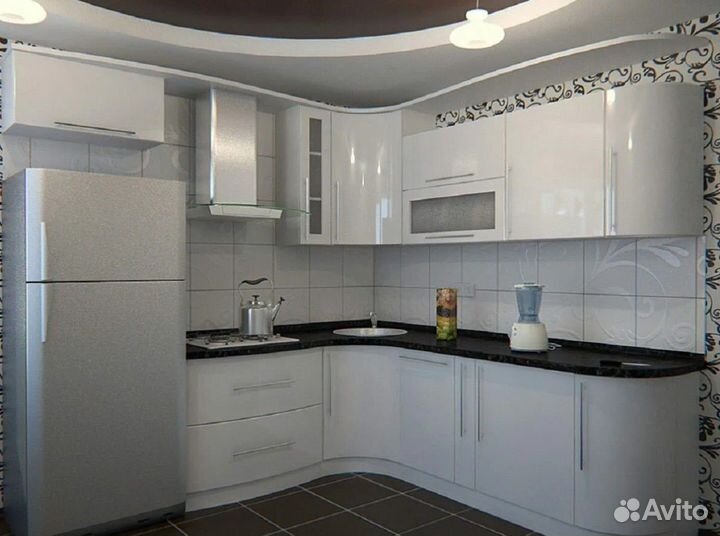 Угловые кухни на заказ. Мод 11370