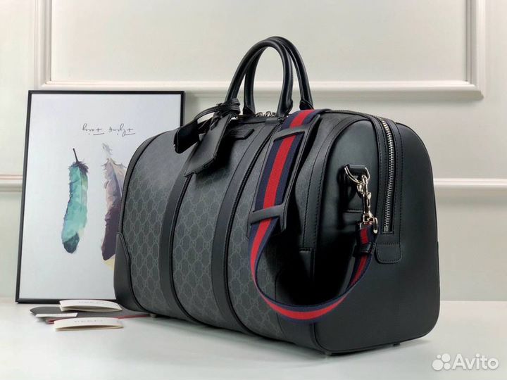 Gucci GG supreme duffle сумка