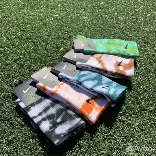 Носки nike tie dye