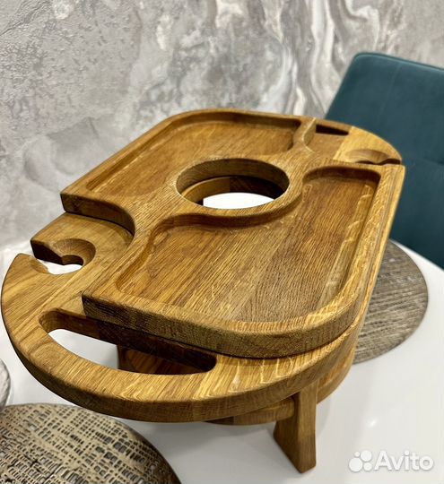 Винный столик менажница