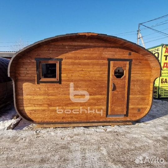 Баня бочка