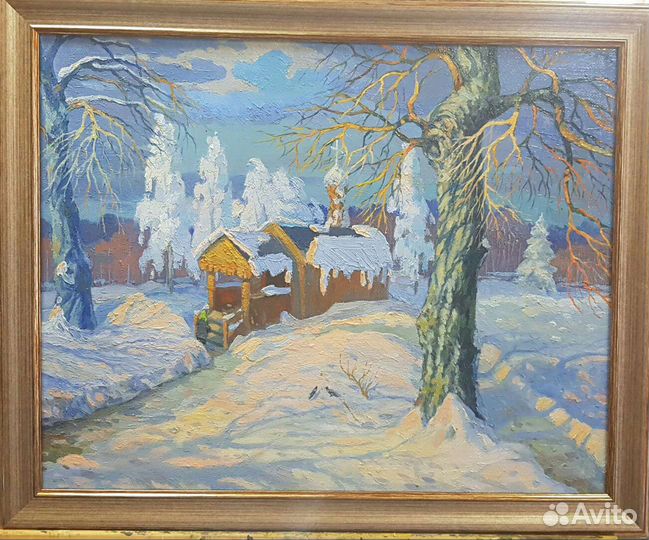 Картина маслом на холсте пейзаж