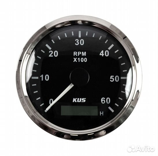 Тахометр 0-6000 об/мин со счетчиком моточасов дели