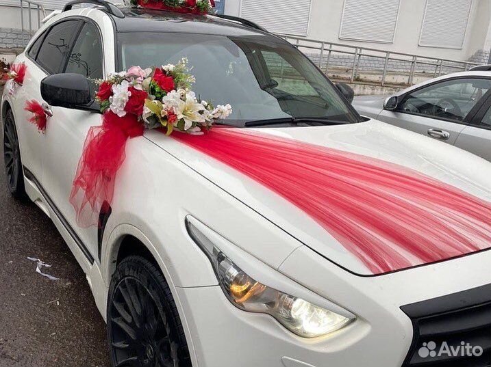 Кольца и ленты на машину для свадьбы