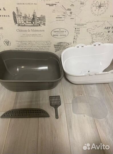 Туалет домик закрытый лоток для кошек