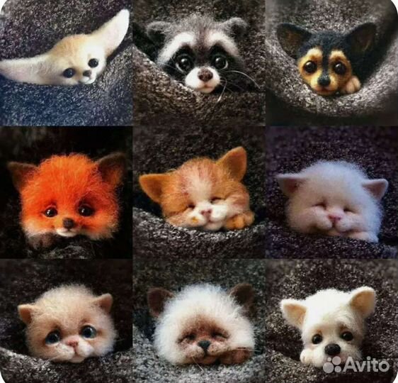 Набор для валяния Брошь для рукоделия