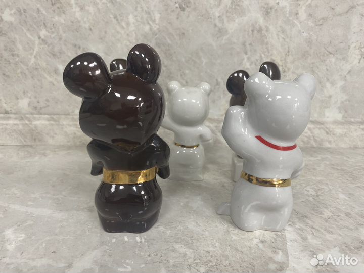 Олимпийский мишка, фарфор лфз и дфз