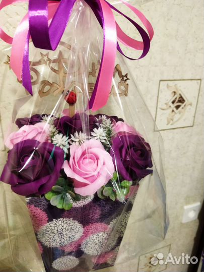 Букет из мыла