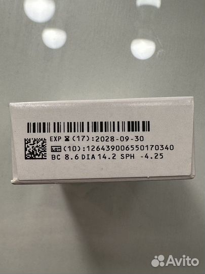 Контактные линзы Biomedics -4.25