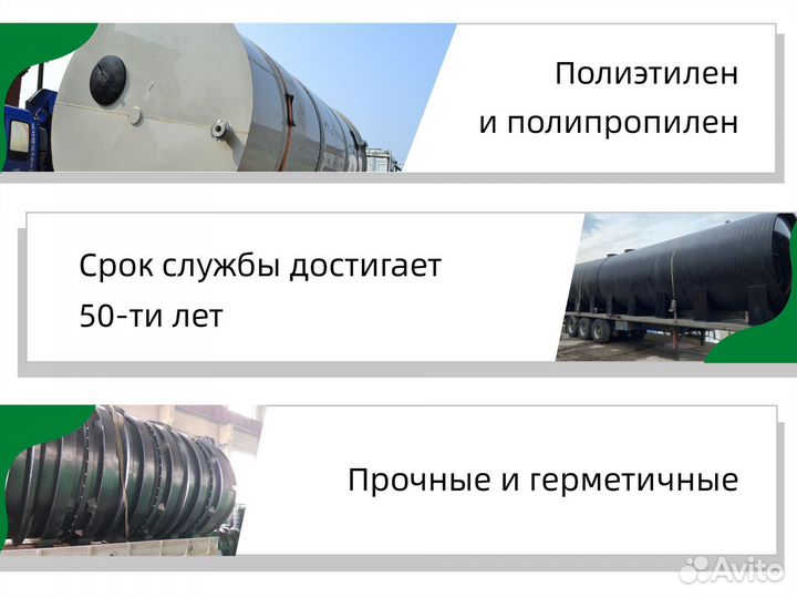 Пожарные резервуары полимерные