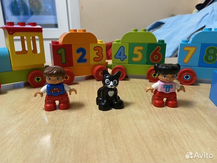 Lego duplo 10847 оригинал Поезд счет и цвета