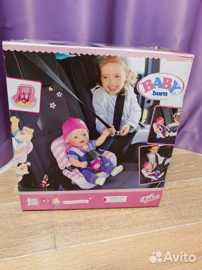 Автокресло для baby born, baby annabell