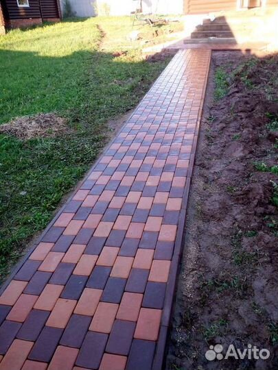 Тротуарная плитка от производителя.укладка