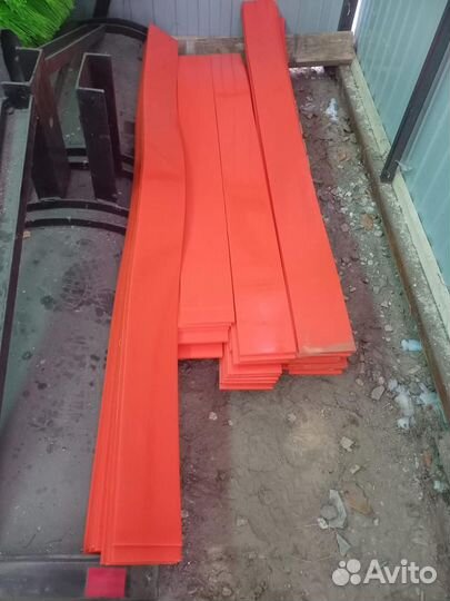 Скребок вальца полиуретановый 1500*150*10