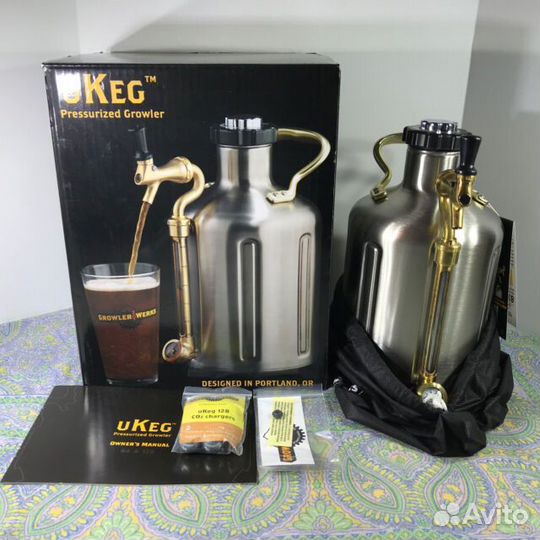 Гроулер Growlerwerks Ukeg Carbonated Growler Black