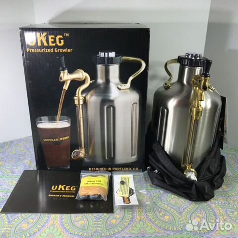 Гроулер Growlerwerks Ukeg Carbonated Growler Black