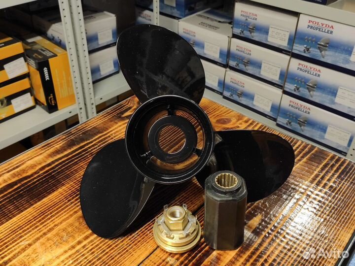 Гребной винт Mercury 60-140; 3x13-1/4x17