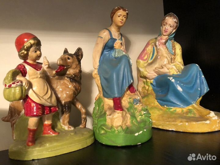 Статуэтки Гипс 50-е годы