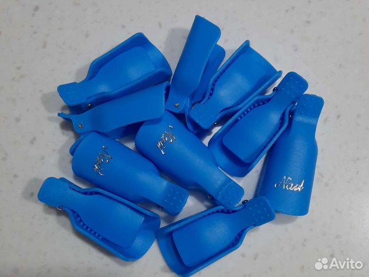 Набор 10 шт зажимы клипсы колпачки