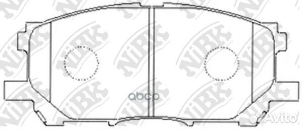Колодки передние nibk PN1497 lexus RX330 04-06