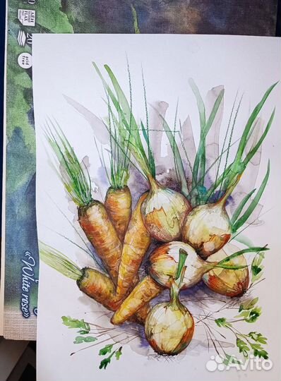 Акварель «Урожай» А3