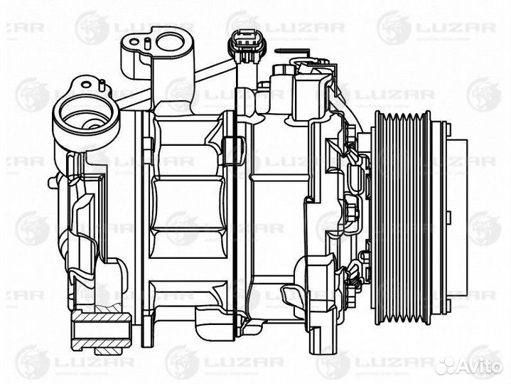 Компрессор кондиционера BMW f30/f31/f32/f34
