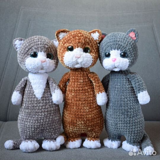 Кот вязаный, кот инженер, кот строитель