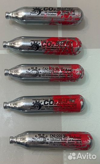 Сервисный баллонн CO2 с маслом 12 грамм