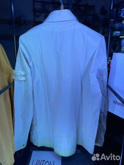 Рубашка stone island бежевая Пушка
