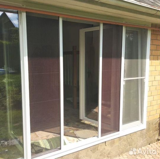 Москитная сетка гармошка