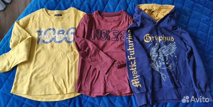 Рубашка, шорты, кофты, поло, лонги 134