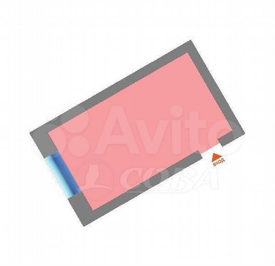 Комната 17,3 м² в 1-к., 1/5 эт.