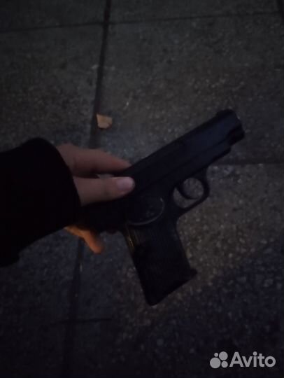 Металлический пистолет игрушечный 450(торг)