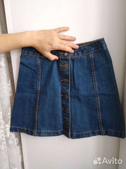 Юбка джинсовая
