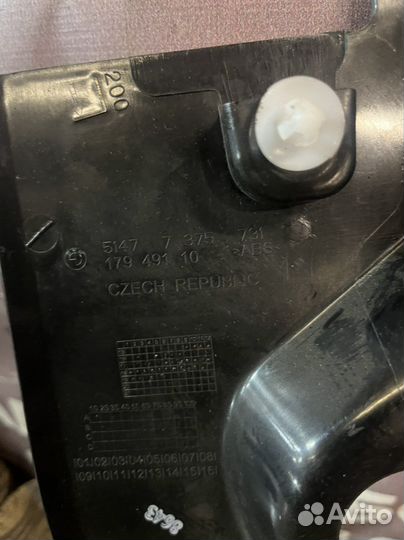 Bmw 5 G30 накладка порога