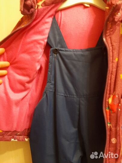Куртка и полукомбинезон весна 104-110 для девочки