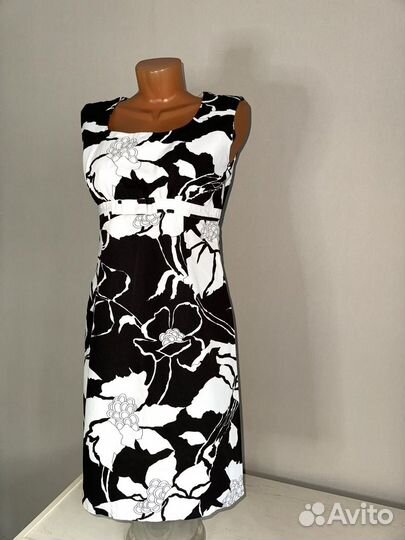 Летнее платье 44р. Мини хлопок