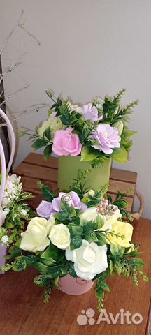 Букет цветов из мыла ручной работы