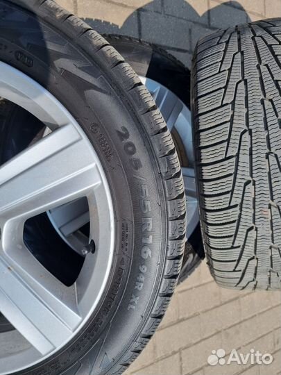 Колеса c зимней резиной R16 Volkswagen