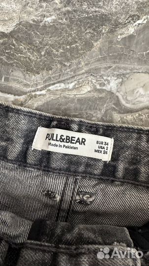 Pull and bear шорты джинсовые