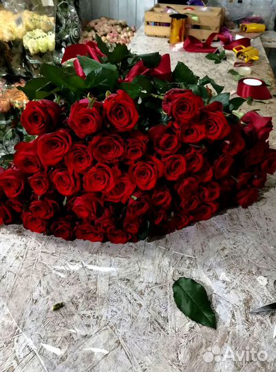 Розы букет цветов