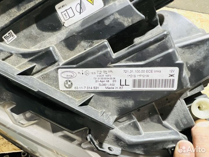 Фара левая Bmw 3 Series F30 F31