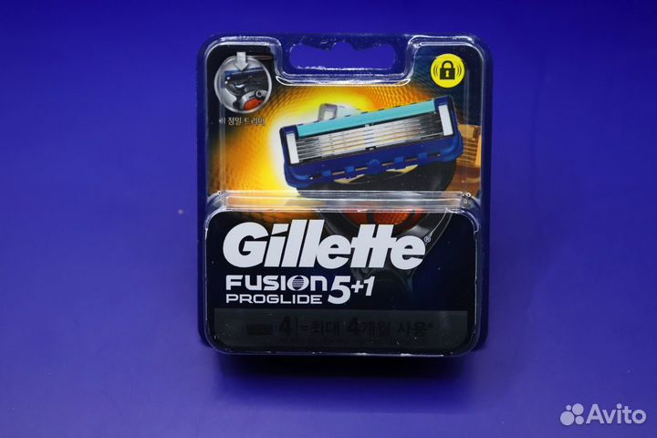 Gillette Fusion Proglide 4 шт Импорт