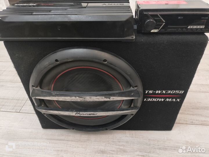 Сабвуфер и усилитель