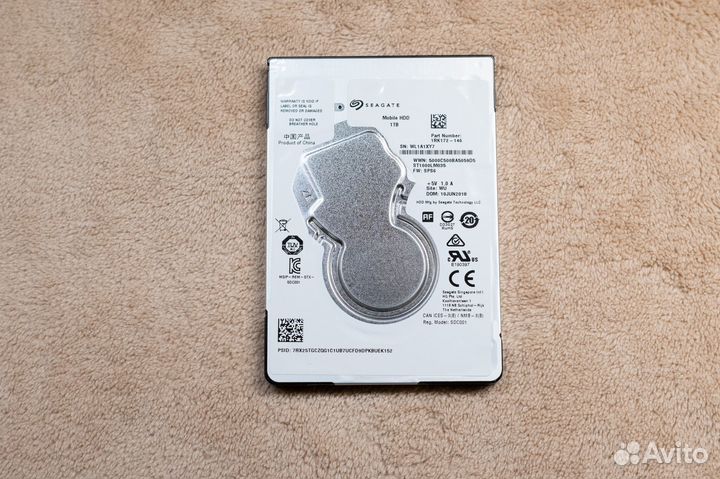 HDD 1 TB 2.5 Seagate (от/для PS4Pro)