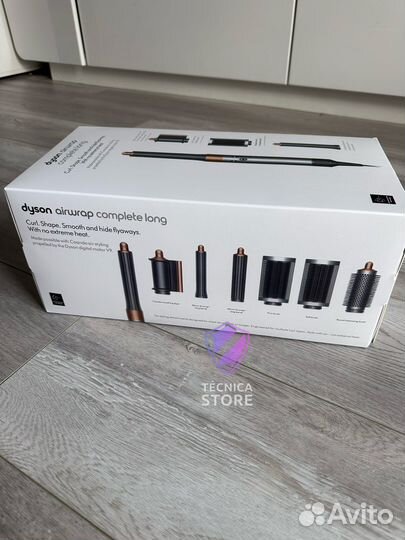 Dyson hs05 long яркий никель новый