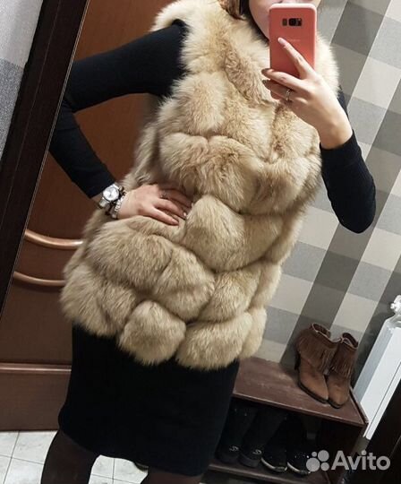 Меховой жилет