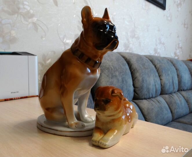 Статуэтка собака боксер. лфз
