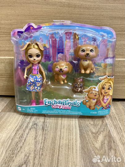 Enchantimals city tails семейство ретриверов новый